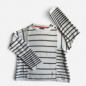 Sustainably Crafted Striped Knit Sweater